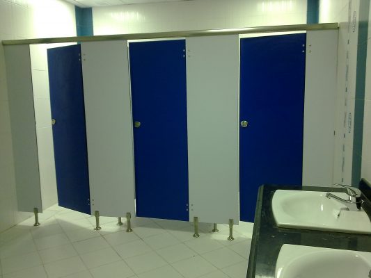 HPL Toilet Cubicle