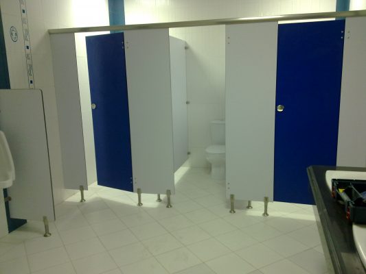 HPL Toilet Cubicle