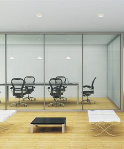 Partition System ALU9 Floor to Ceiling Glass Partition