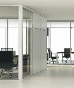 Partition System ALU9 Floor to Ceiling Glass Partition